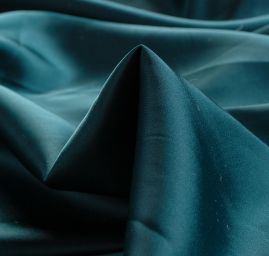 Satén matný jemný (imitace hedvábí) – petrol