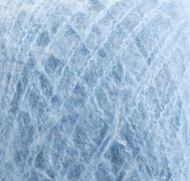 Mohérová pletací příze MarLen světle modrá