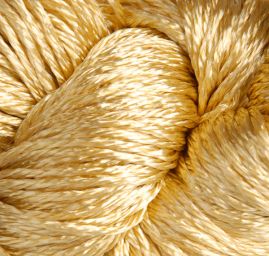 Viskozová pletací příze MarLen lesk tm.žlutá