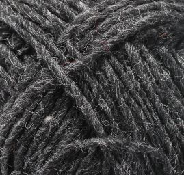 Vlněná pletací příze MarLen šedočerný melír