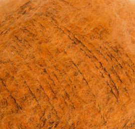 Mohérová příze směs MarLen melír oranžovočený