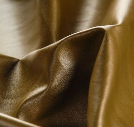 Imitace kůže zlatá
