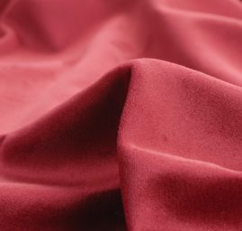 Sametová dekorační látka tmavě vínová