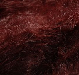 Imirace kožešiny dlouhý vlas vínová