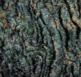 Imitace kožešiny persián zelnozelená