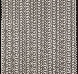 Krajka tylová drboný vzor výšivka s rexem stříbrná