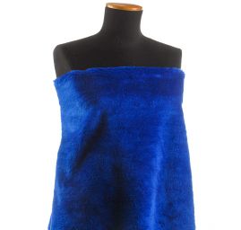 Imitace kožešiny nivea modrá