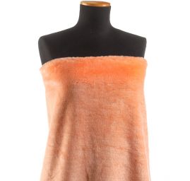 Imitace kožešiny meruňková