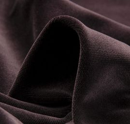 Samet bavlněný nepružný temně fialový