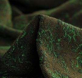 Kostýmová látka Art Fabrics Rozálie zelená