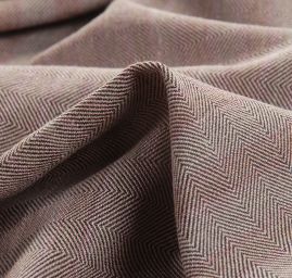 Kostýmová látka Art Fabrics rybí kost růžový melír