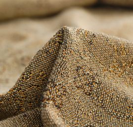 Replika historické látky Art Fabrics Medailon zelenozlatá