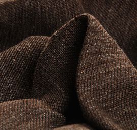 Kostýmová látka Art Fabrics tmavě hnědá