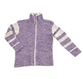 Pletený svetr s rolákem