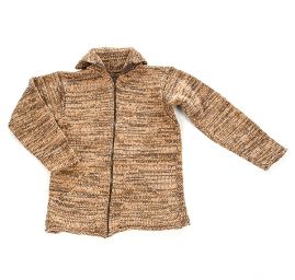 Pletený svetr s rolákem