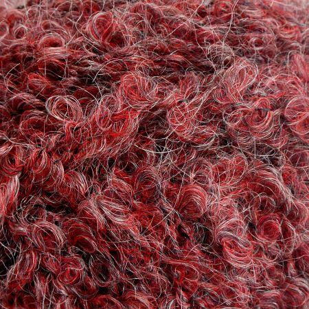 Mohérová pletací příze MarLen součky vínová