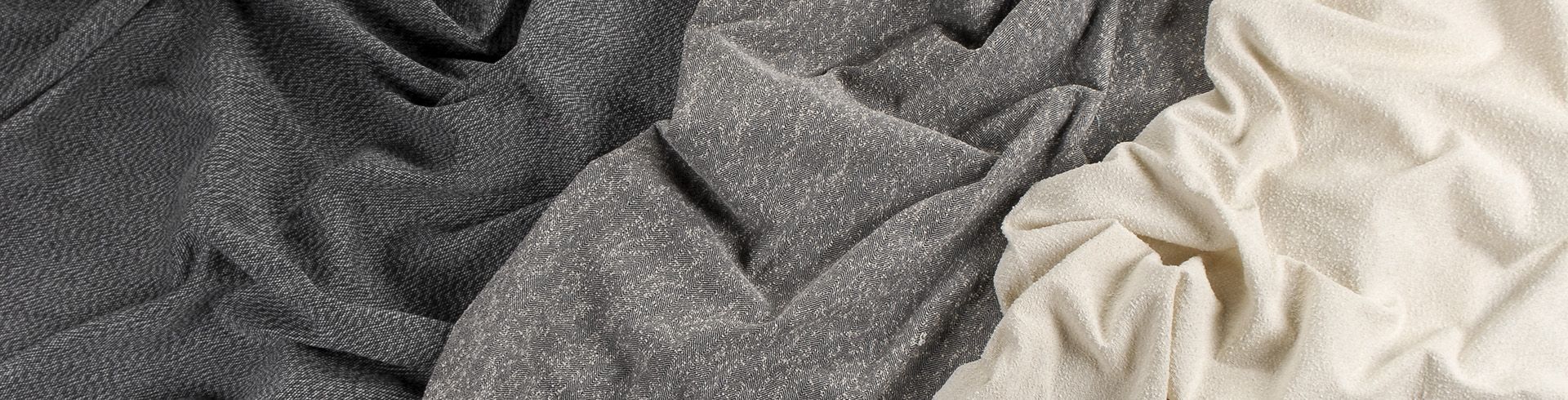 Buklé, zatkané součky nebo melírové příze